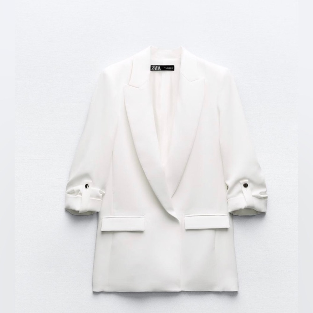 Zara Blazer with rolled up sleeves